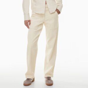 Aritzia Modern Utility Pant White – Size 8
